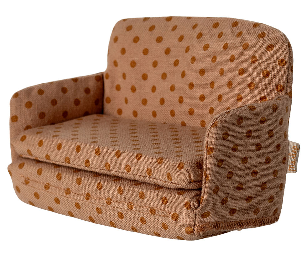 Maileg Sofa Bed, Mouse - Dots