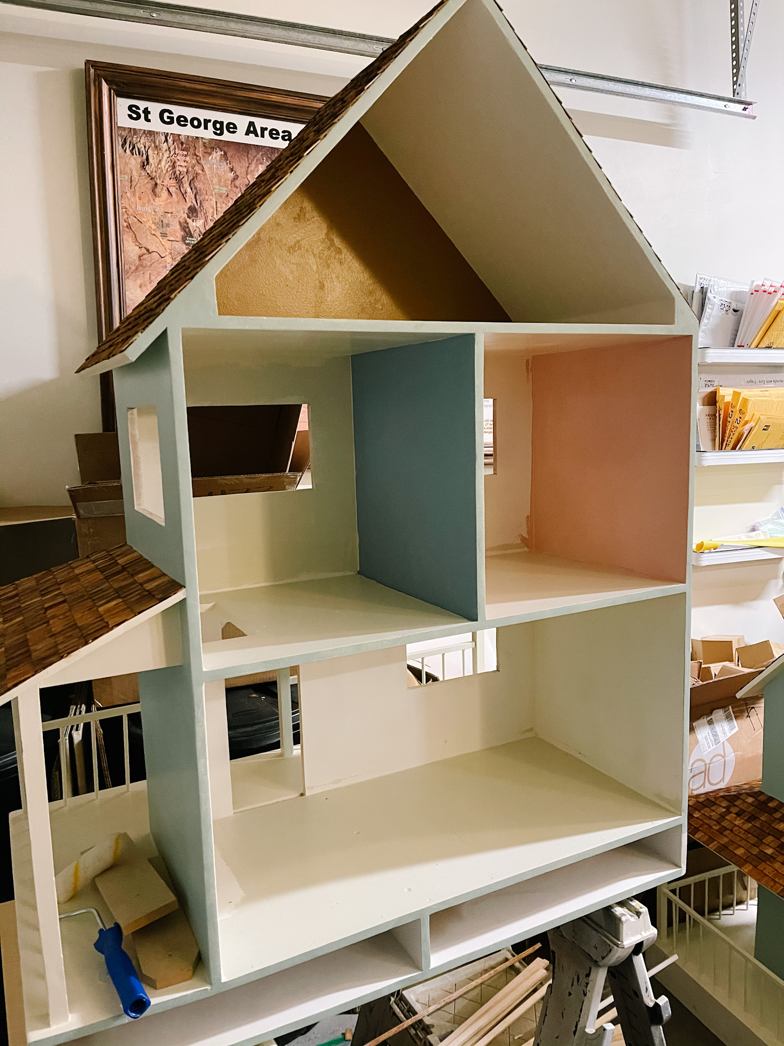 A Dollhouse For Our Maileg: Part 3 - Interior Paint and Flooring – photo 17