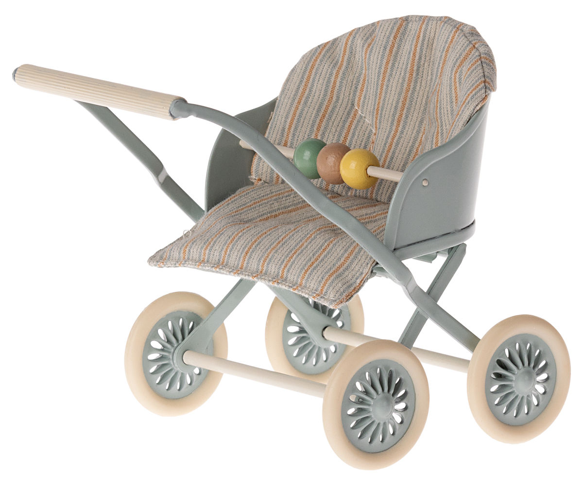 Maileg Stroller, Baby - Blue
