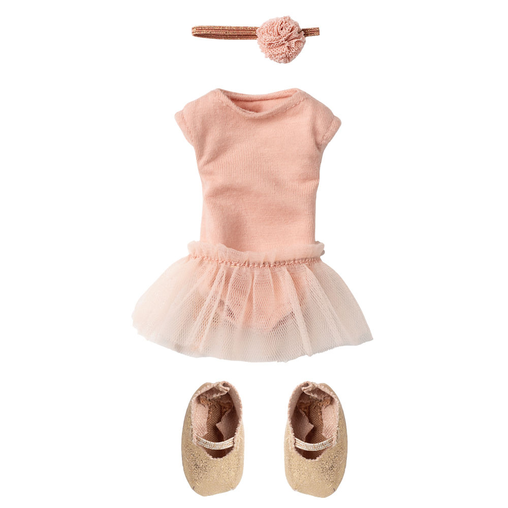 Maileg Ballet suit and skirt rose, Size 2