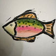 Fly Fishing Printmaking Stop Motion by Willa Sibley