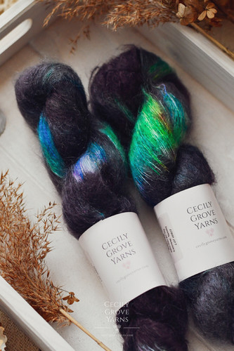 Luxe Mohair - Spooky | Cecily Grove Yarns