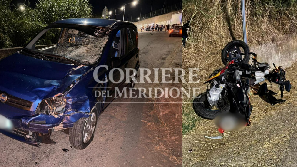 Bisignano, violento scontro tra auto e moto: 17enne ricoverato in gravi condizioni