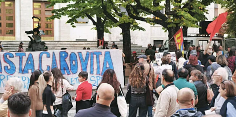 Cosenza, agente della Polizia Locale ferito durante la protesta: la solidarietà del sindaco Caruso