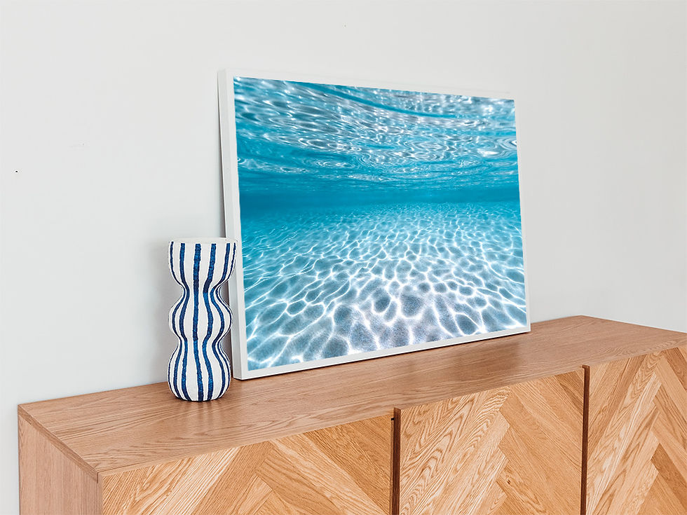 Thumbnail: Underwater Reflections Photography Wall Art Print by Eriocean