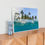 Thumbnail: Palm Trees & Ocean Photography Print for Coastal Beach House Wall Decor