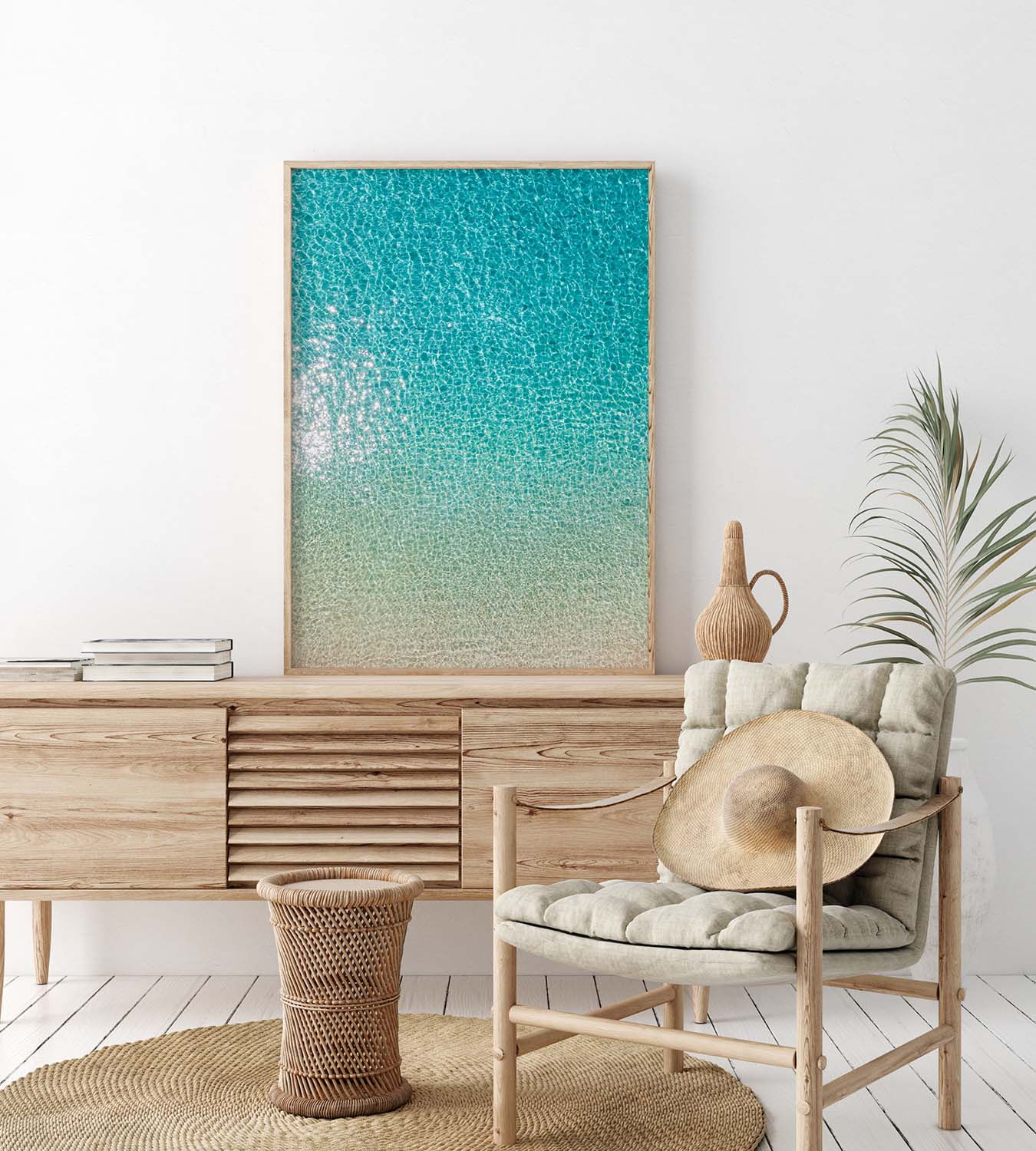 Aerial Beach Photography for Coastal Beach House Decor