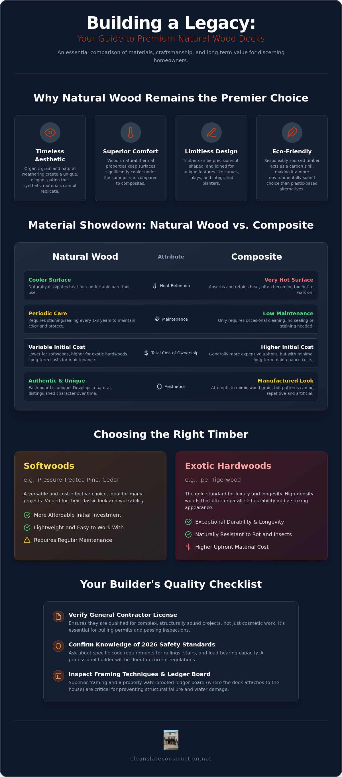 Wood deck builders