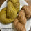 Thumbnail: skeins of naturally dyed mohair yarn