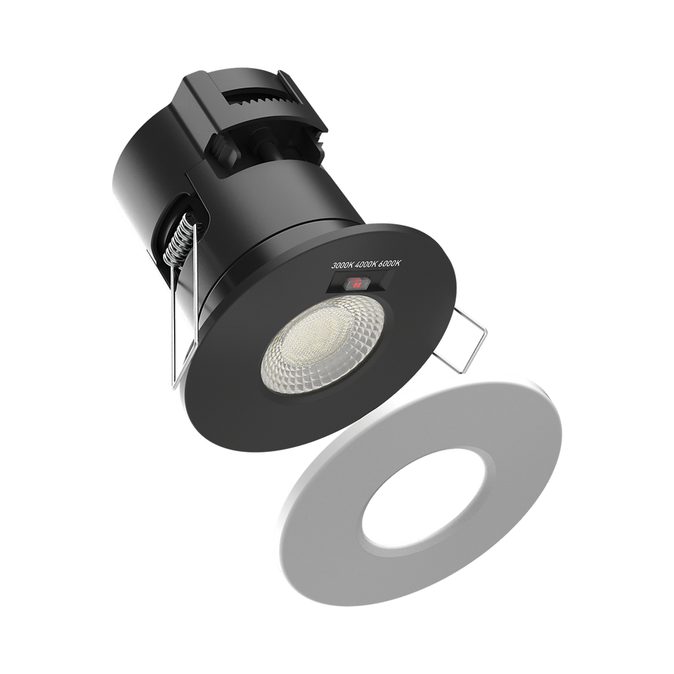 Thumbnail: EMCO IP65 7W Dimmable Colour Changeable, Fire Rated Spotlight Fitting
