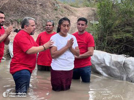 MEXICO: New Believers Celebrate Baptism Amid Community Pressure