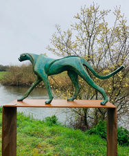 Large Cheetah by Marie Ackers