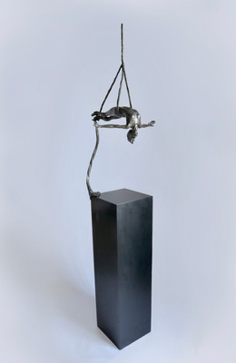 Suspense Bronze Sculpture_James Cook