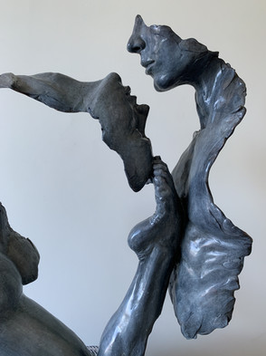 Soul Mates Bronze Sculpture by James Cook