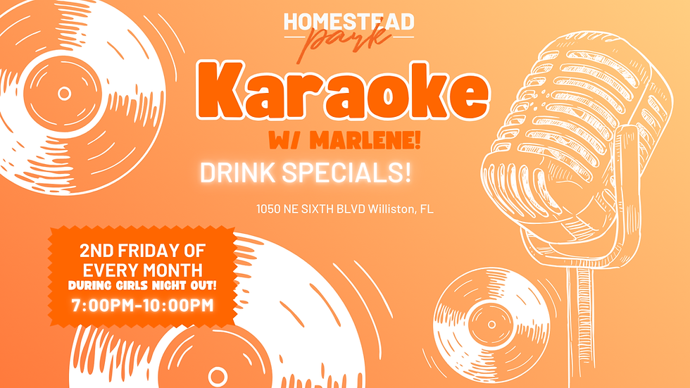 Karaoke with Marlene