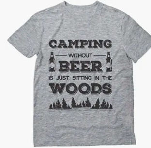 funny camping shirt