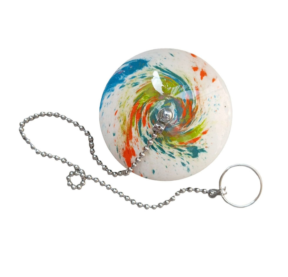 Miniatura: bouchon avec chaînette salle de bain artisanale