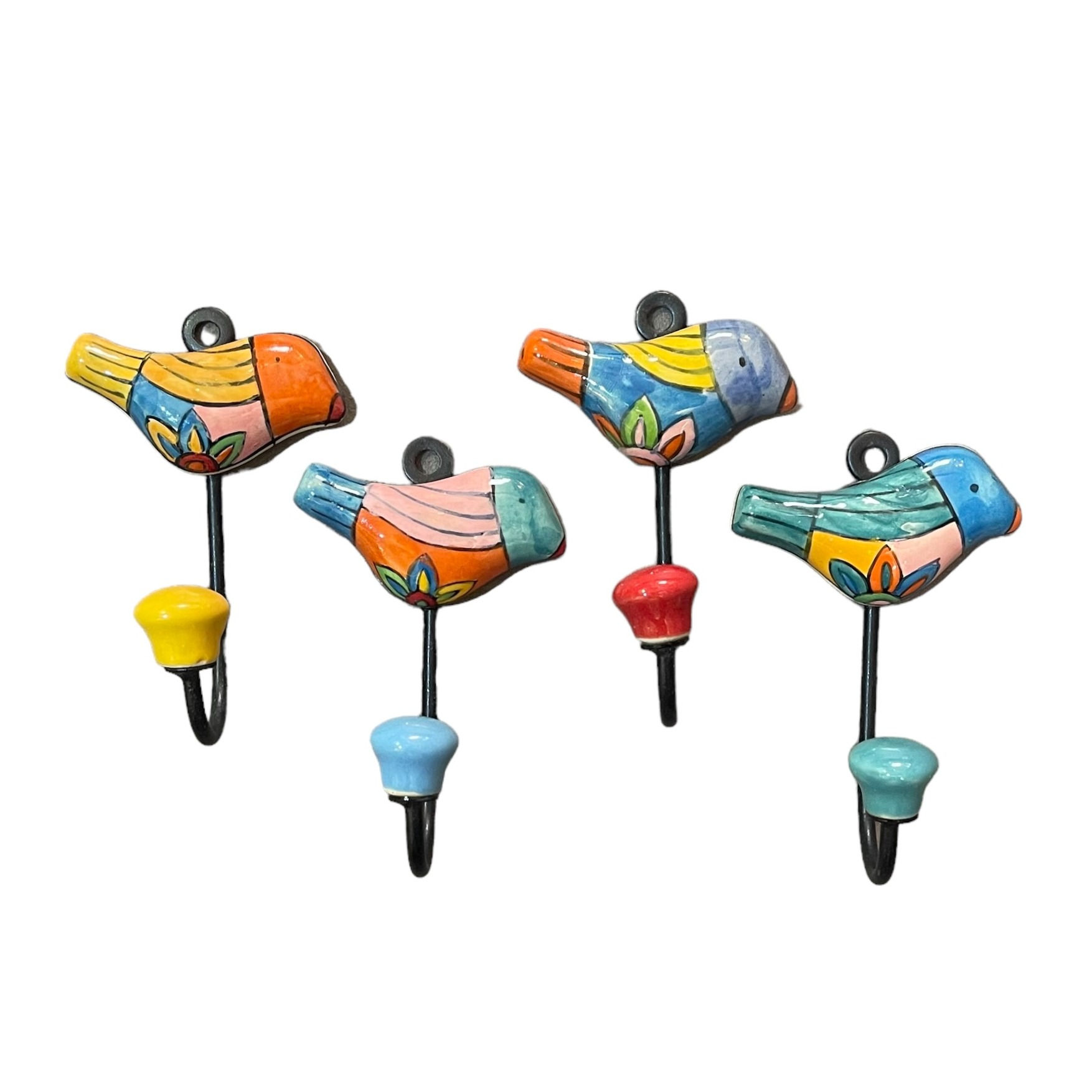 Céramik'Arts Déco - Patère crochet mural céramique oiseau