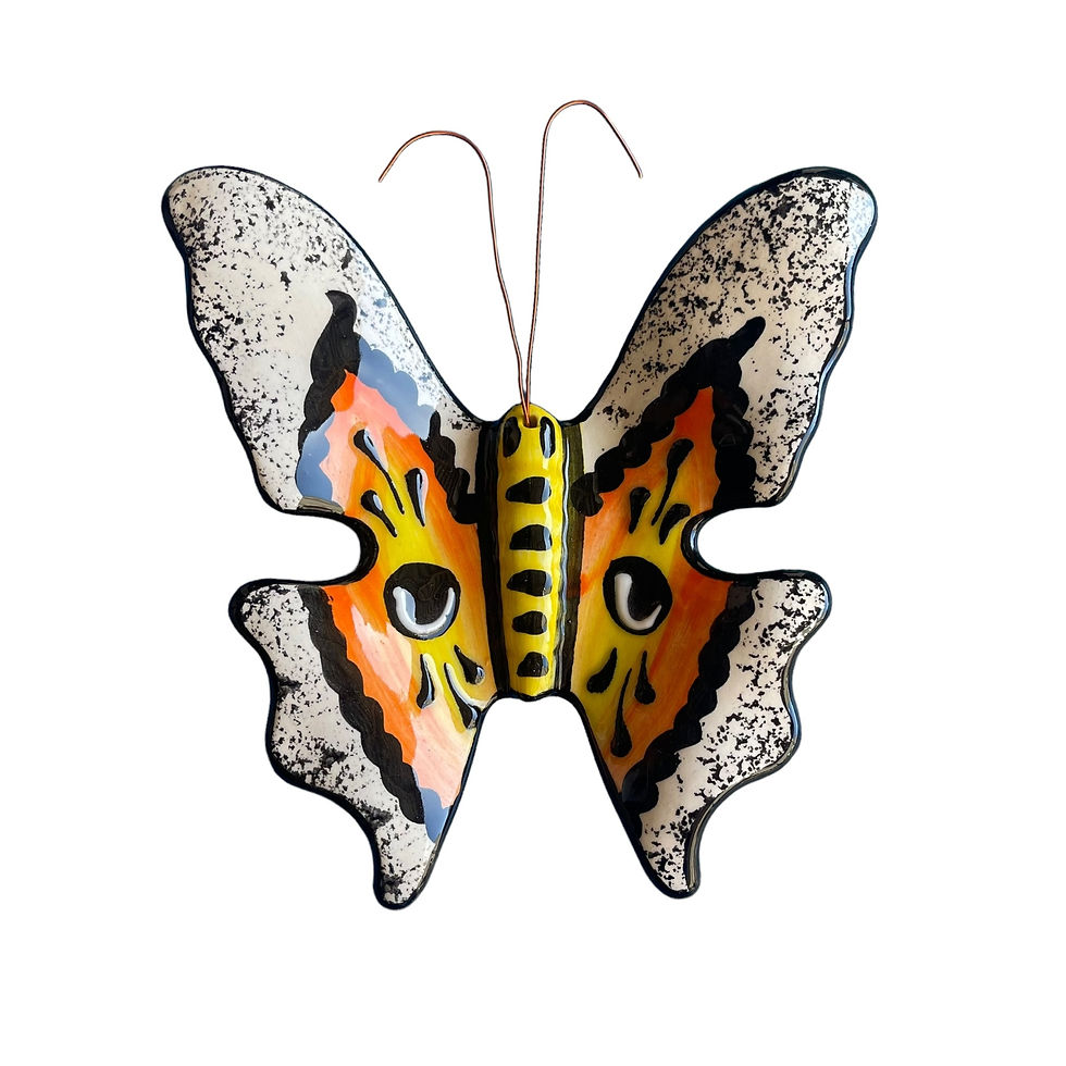 Miniatura: papillon déco murale intérieur céramique