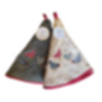 Miniatura: Lot de Torchons rond Essuis mains Poules