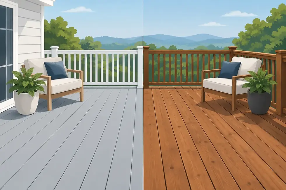 Painted Versus Stained Deck: Which Lasts?