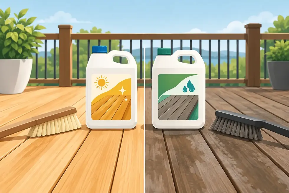 Wood Brightener Versus Deck Cleaner: What Works?