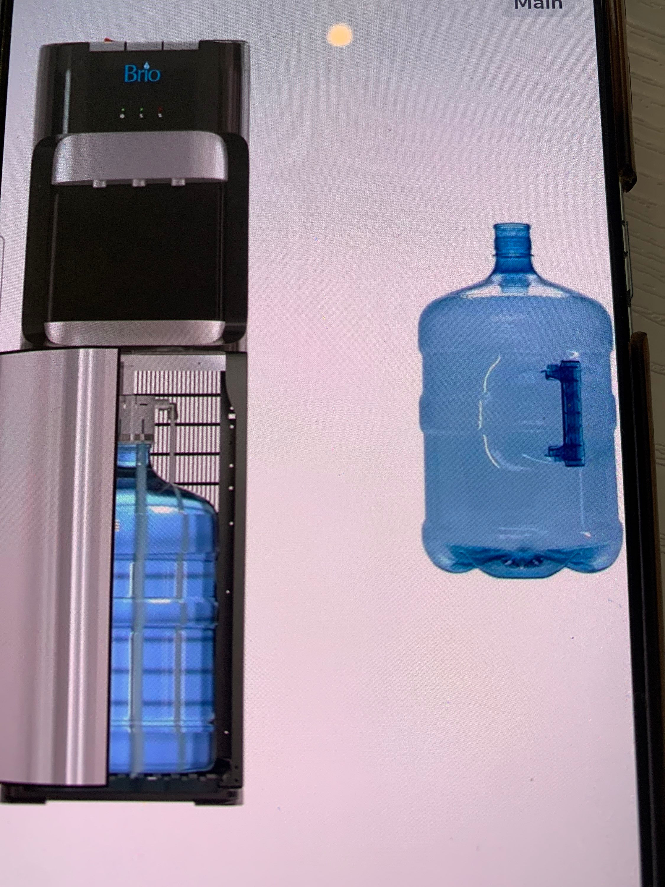 Brío Bottom Loading water cooler water dispenser