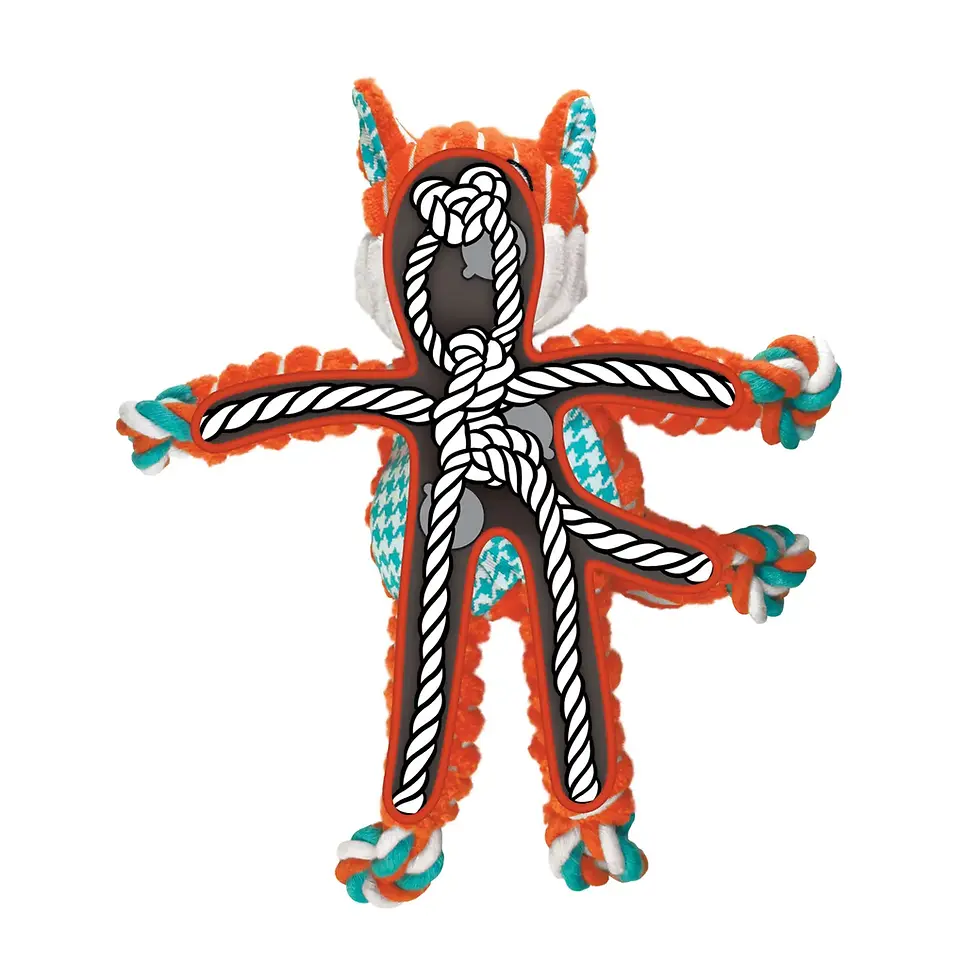 Thumbnail: Kong Floppy Knots FOX