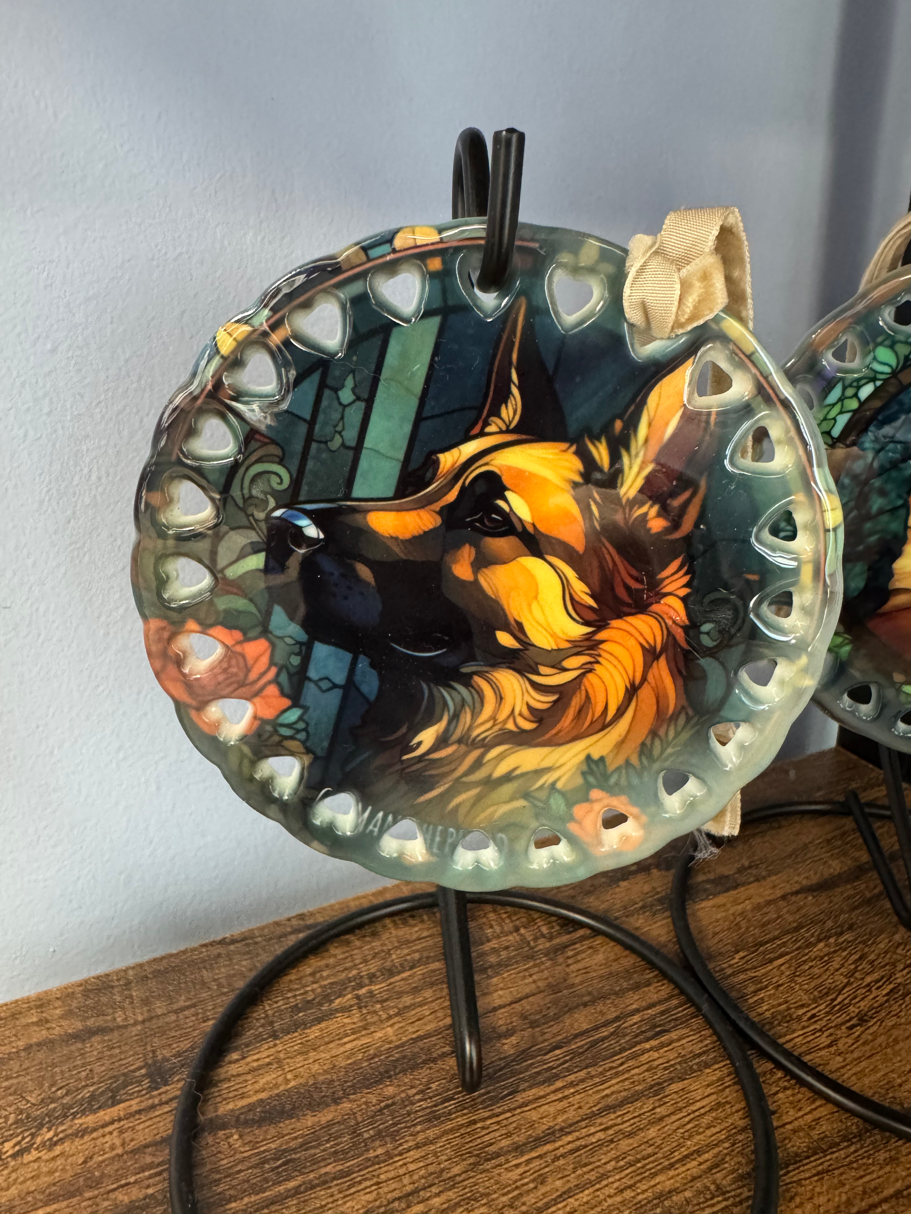 4” Doily Breed Ornament – Ceramic Keepsake