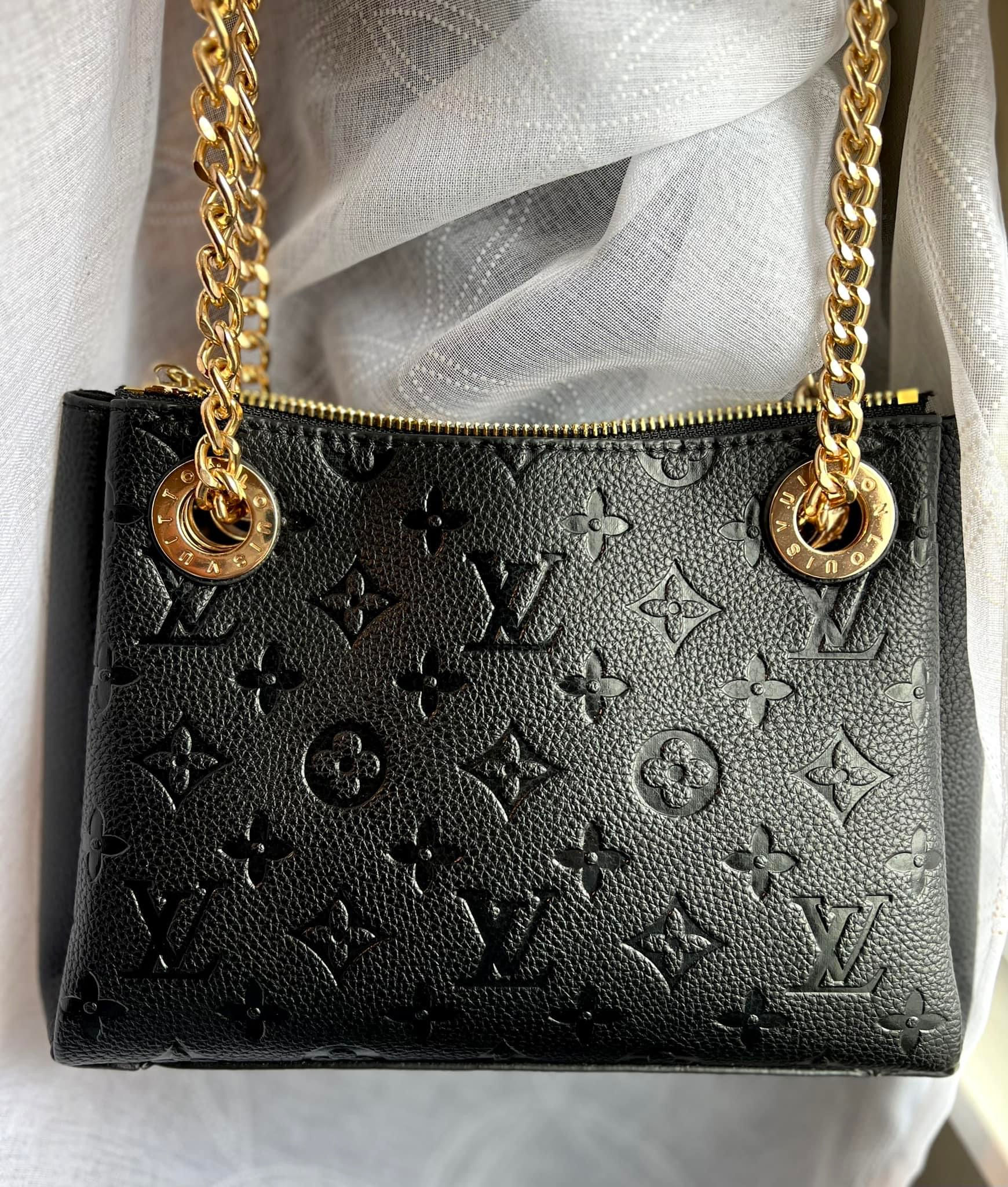Monogram Gold Chain Bag