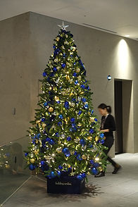 クリスマスツリーレンタル Blue & Gold