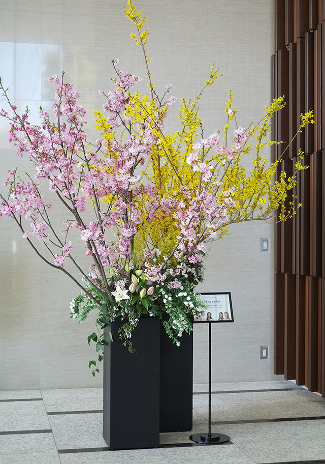 桜の装花 桜装飾 桜ディスプレイ Iconicflower 桜の装花 桜装飾 桜ディスプレイ Iconicflower