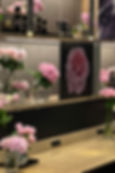 Flowerdecoration for SHISEIDO