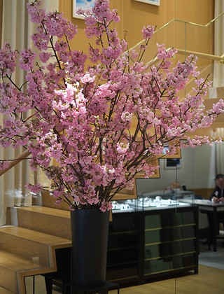 桜の花びら 潜水艦 デザイン アンティーク watercolor-spring-sakura-