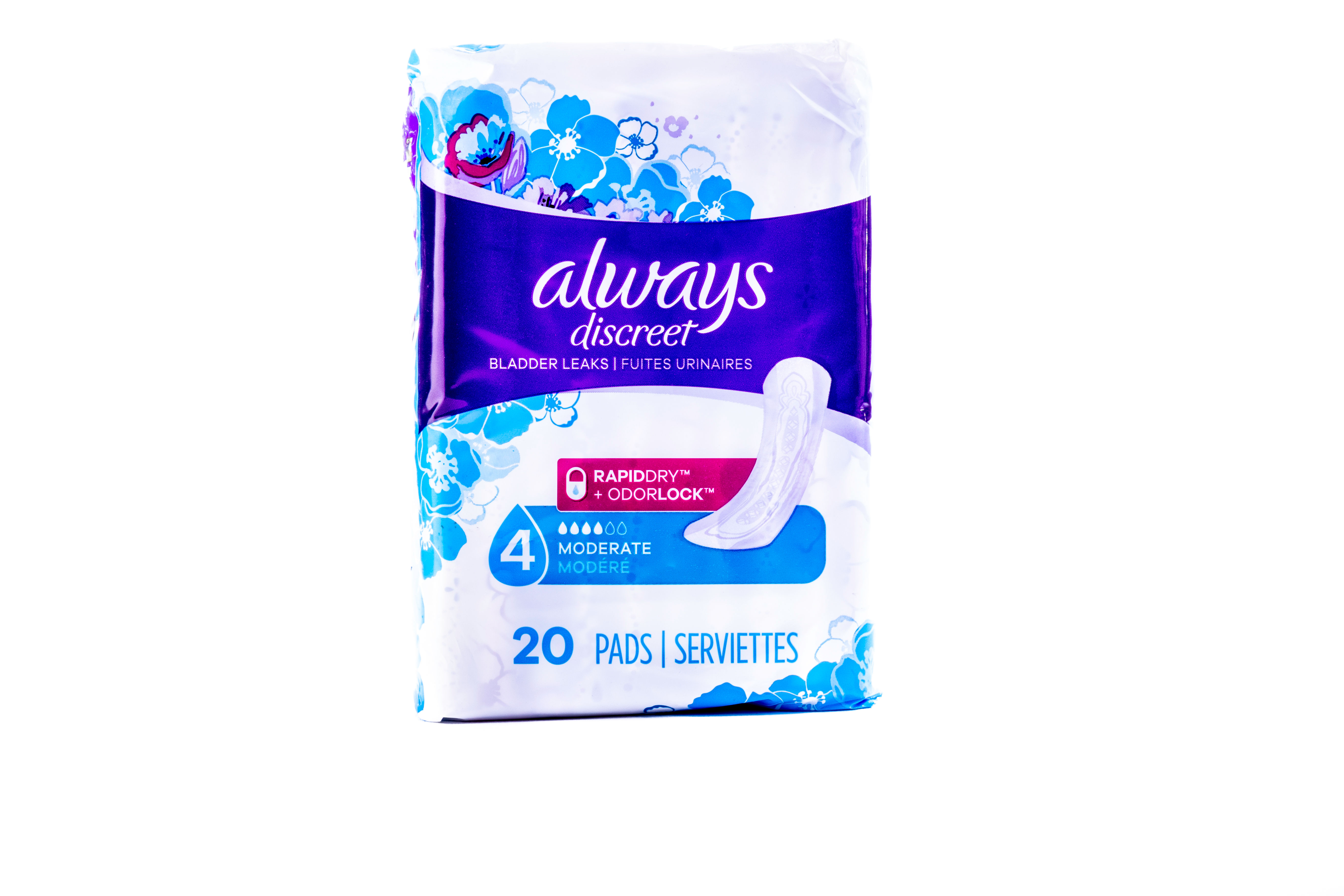 Always Discreet Moderate Pads