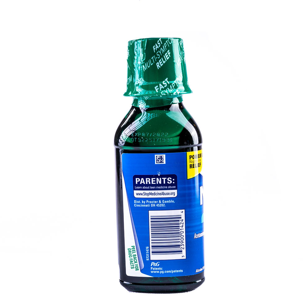Thumbnail: Vicks NyQuil Cold & Flu Relief side view