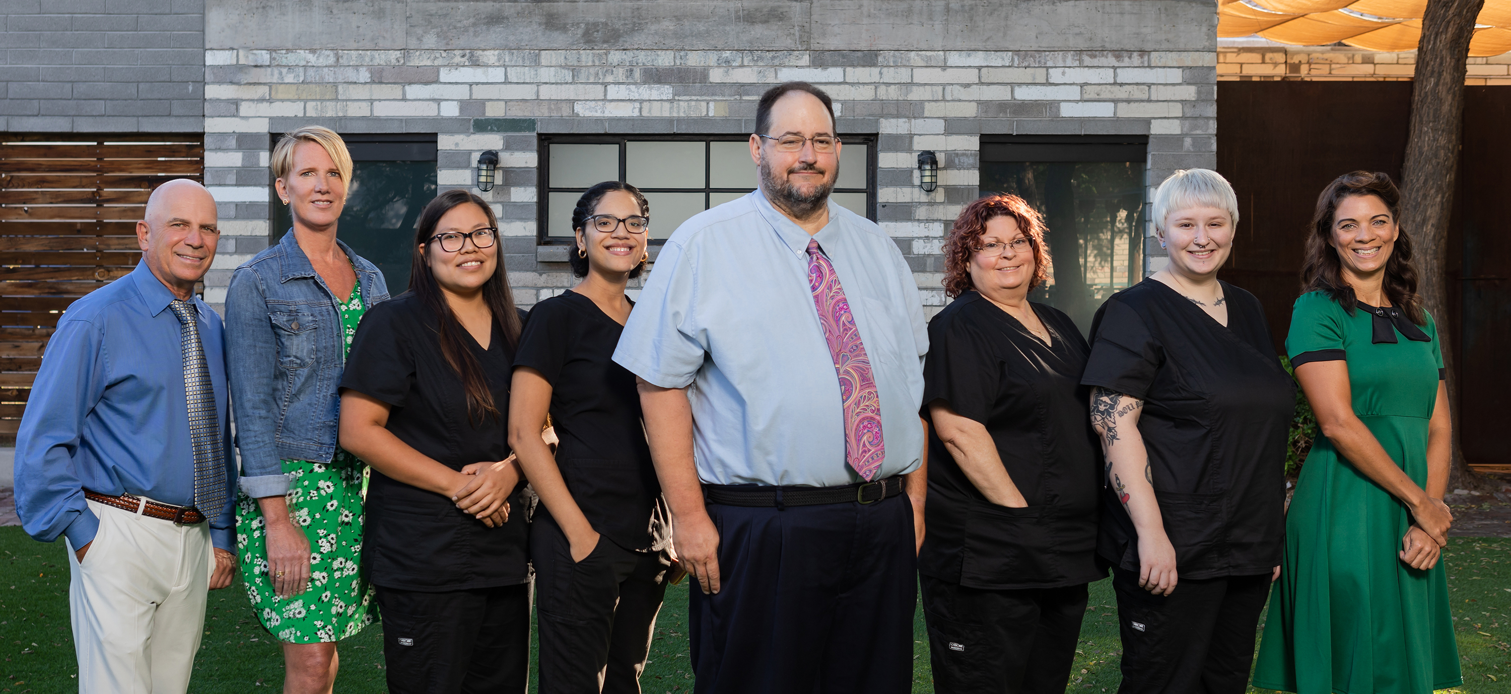 Pharmacist with team at Melrose Pharmacy