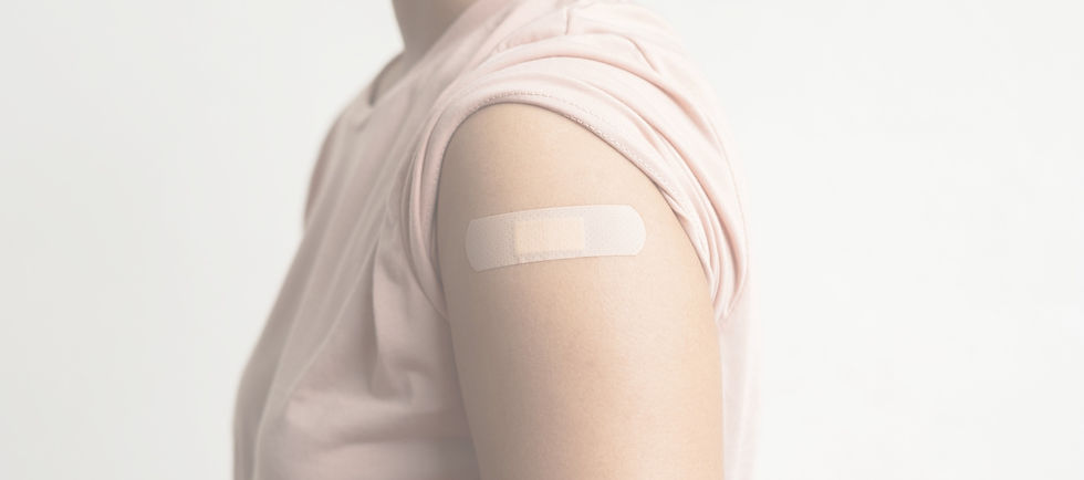 arm with bandage