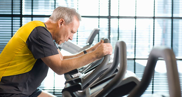 man exercising