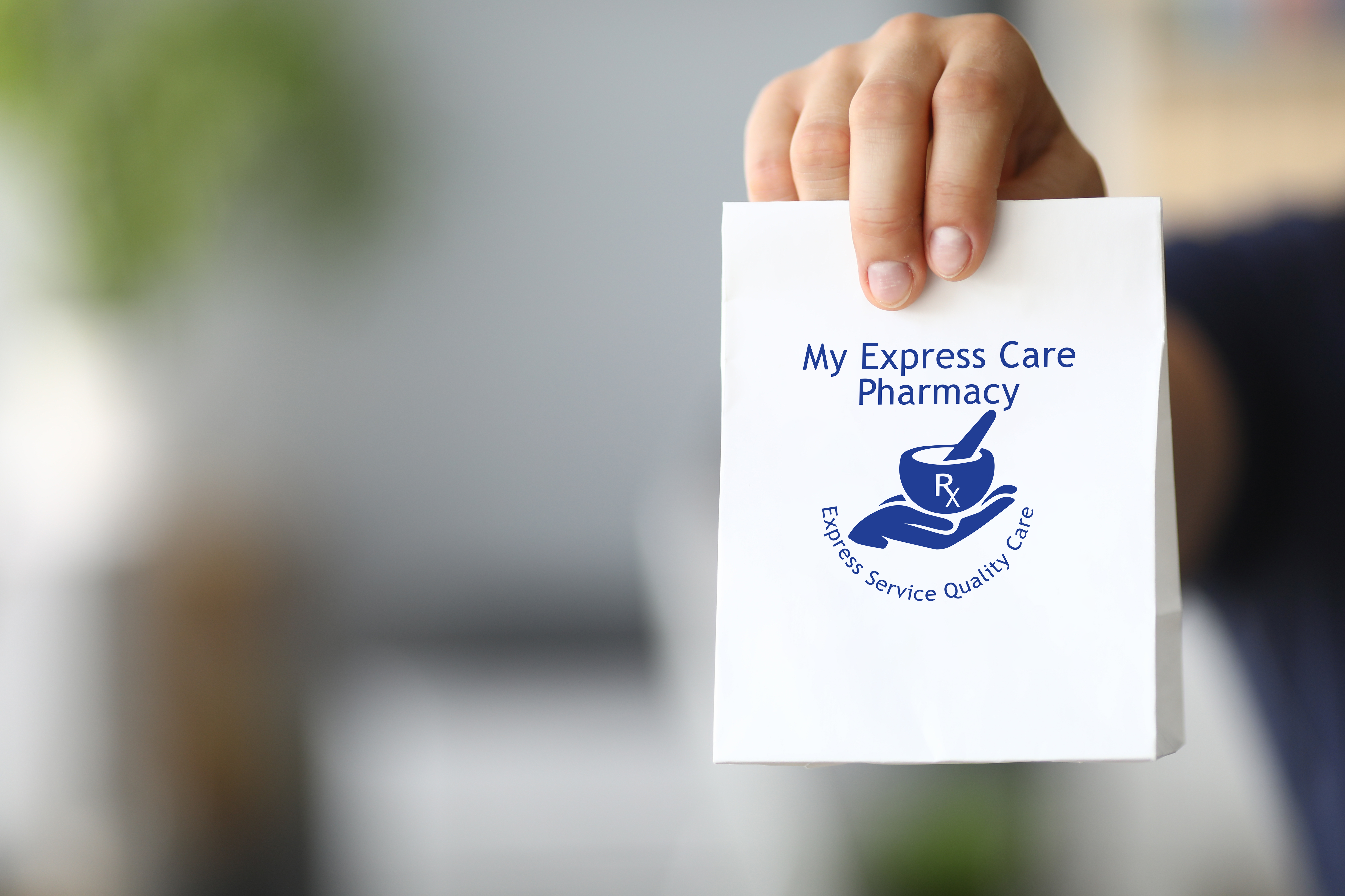 My Express Care Pharmacy rx bag