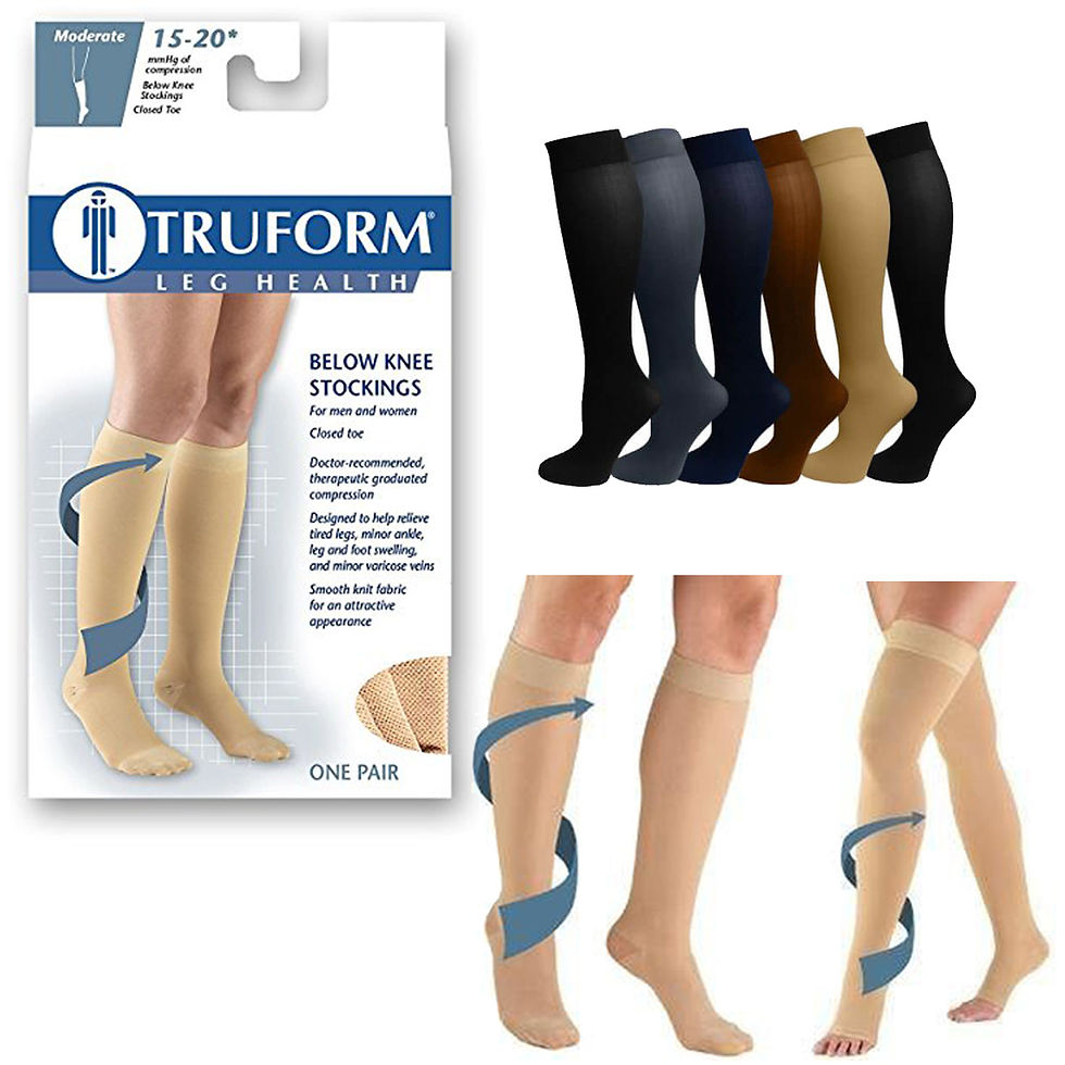 Truform Compression Stockings collage moderate compression