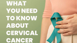 What You Need to Know About Cervical Cancer, woman holding teal ribbon