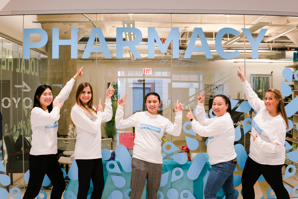 chicago local health team at storefront