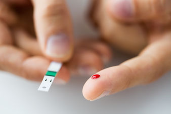 taking blood sample
