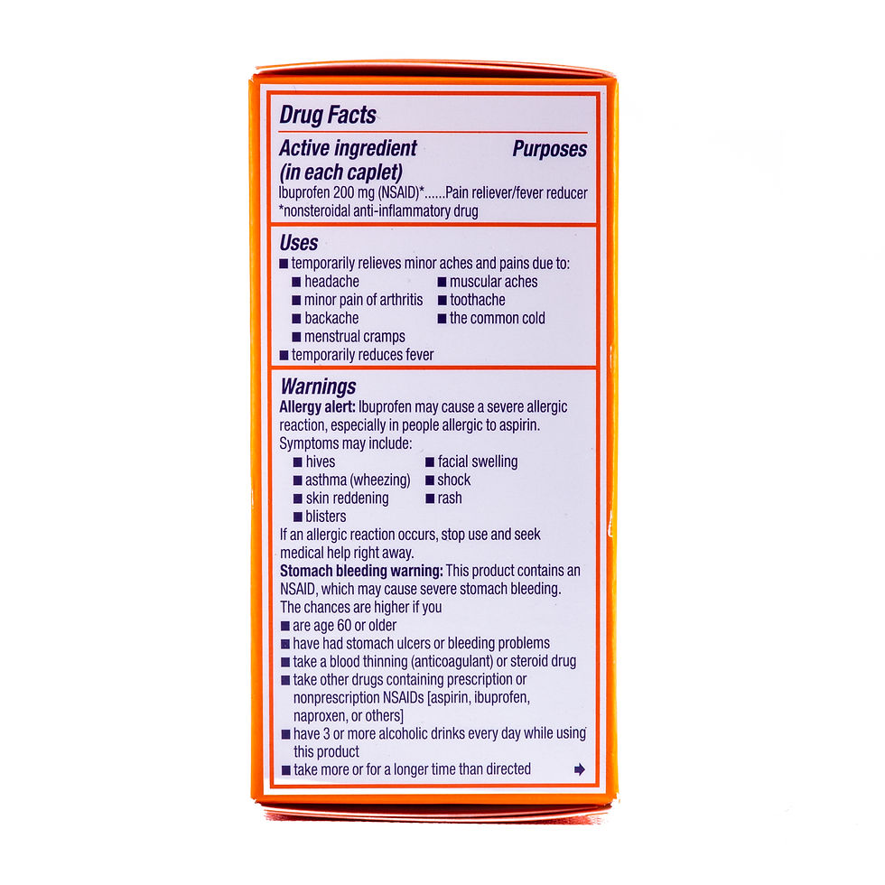 Thumbnail: Motrin IB Caplets side view
