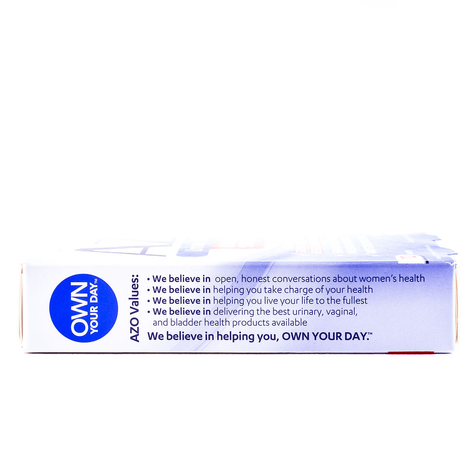 Thumbnail: AZO Maximum Strength Urinary Pain Relief Tablets side view