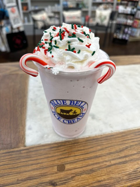 ice cream shake from Davis City Pharmacy