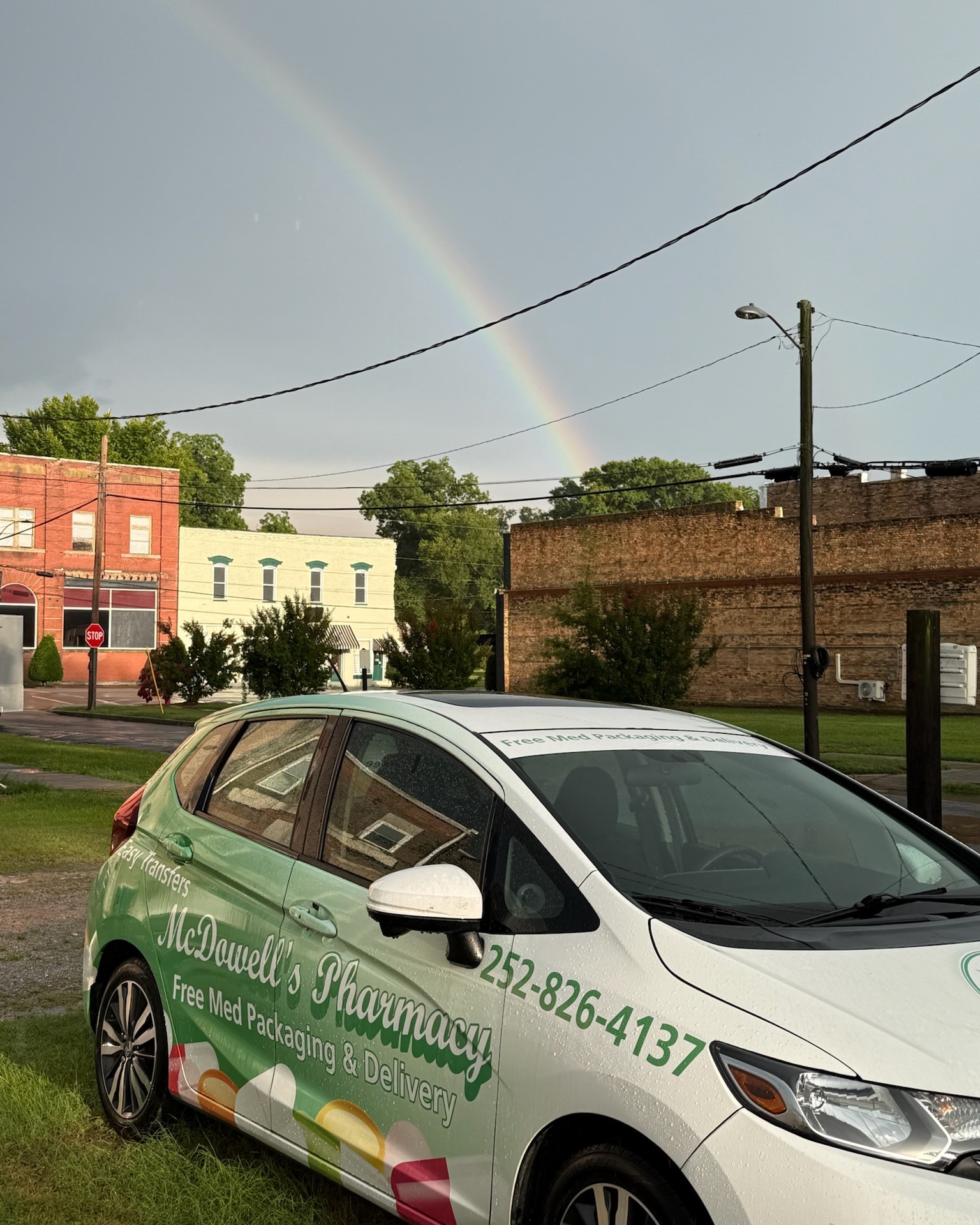 Delivery Car for McDowell's Pharmacy
