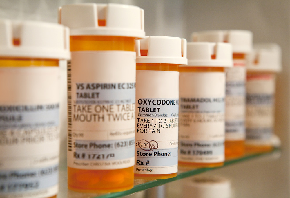 prescription drugs in medicine cabinet