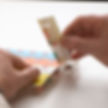 person holding medication packaging